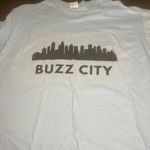 XL Charlotte hornets buzz city T shirt. Men’s XL, light blue.